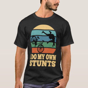 Camiseta Eu Faço As Minhas Próprias Pedras De Montanha MTB