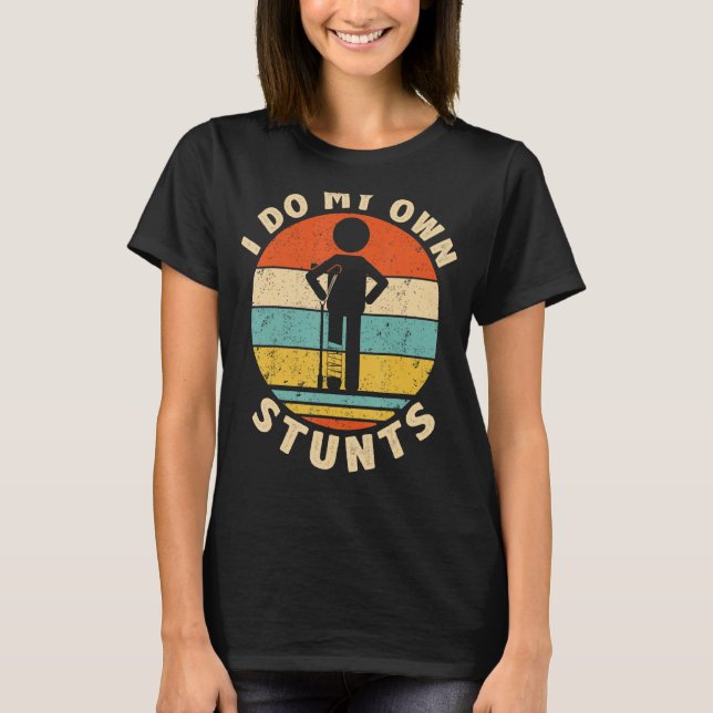 Camiseta Eu Faço As Minhas Próprias Pedras Para Comer Bem O (Frente)