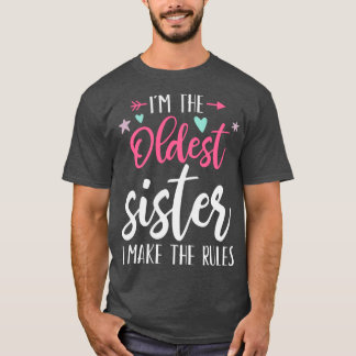 Camiseta Eu Faço As Regras Mais Antigas Adulto 3 Irmãs Aman