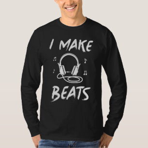 Camiseta Eu Faço Beats Criadores de Beats Dj Produtor de Mú