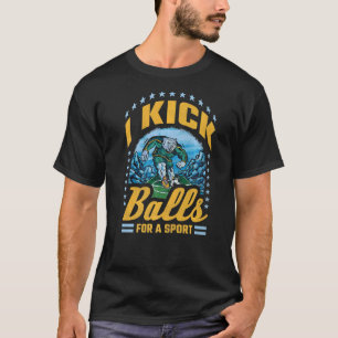 Camiseta Eu Faço Bolas Para Um Futebol De Esporte