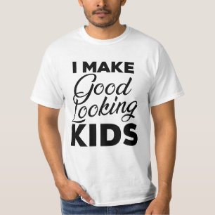 Camiseta Eu Faço Bons Crianças De Olhar