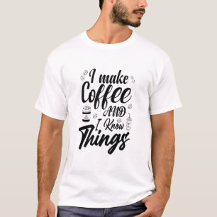 Camiseta Eu faço café