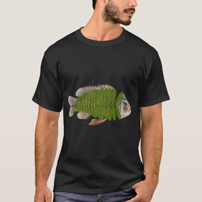 Camiseta Eu Faço Carinho em Peixes Blob (Frente)