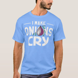 Camiseta eu faço cebolas chorando cozinheiro cozinhar432