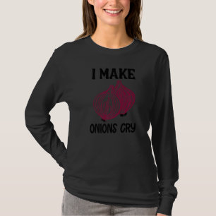 Camiseta Eu Faço Cebolas Chorar Chef de Restaurante Engraça