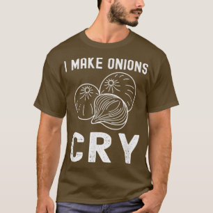 Camiseta Eu faço cebolas chorarem, chef irônico