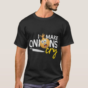 Camiseta Eu Faço Cebolas Chorarem - Cozinho Culinário Engra