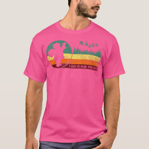 Camiseta Eu Faço Isso Para O Estilo De Retrô De Vintagem De