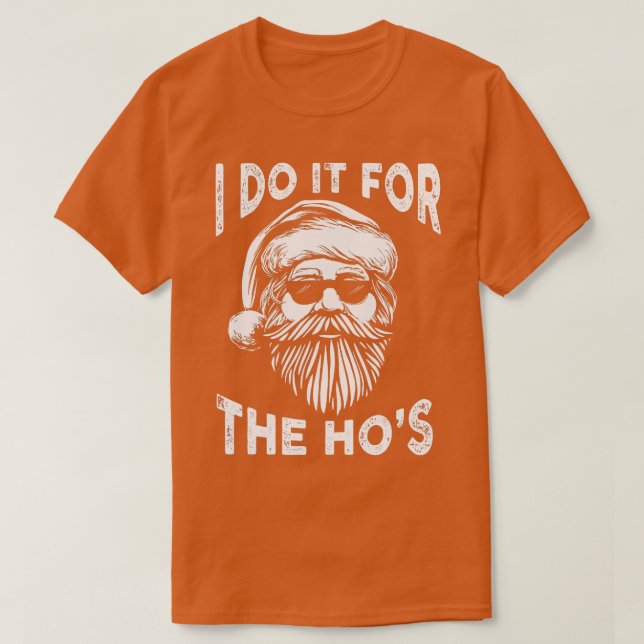 Camiseta Eu Faço Isso Para Os Papais noeis De Natal Engraça (Frente do Design)