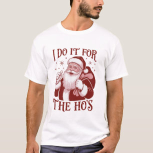 Camiseta Eu Faço Isso Pelas Minhas Sarcasmo Natalino Malici
