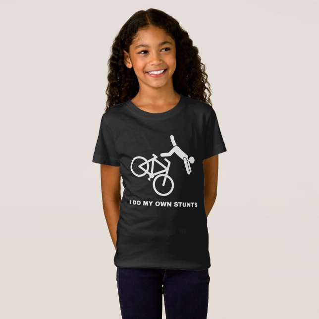 Camiseta Eu faço minhas próprias acrobacias (Frente Completa)