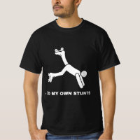 Eu faço minhas próprias acrobacias