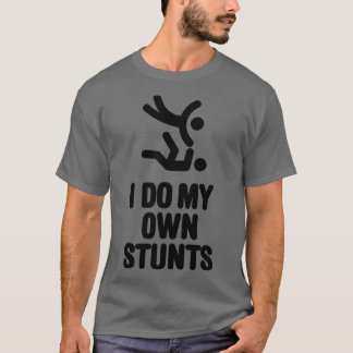 Camiseta Eu faço minhas próprias acrobacias engraçadas Judo