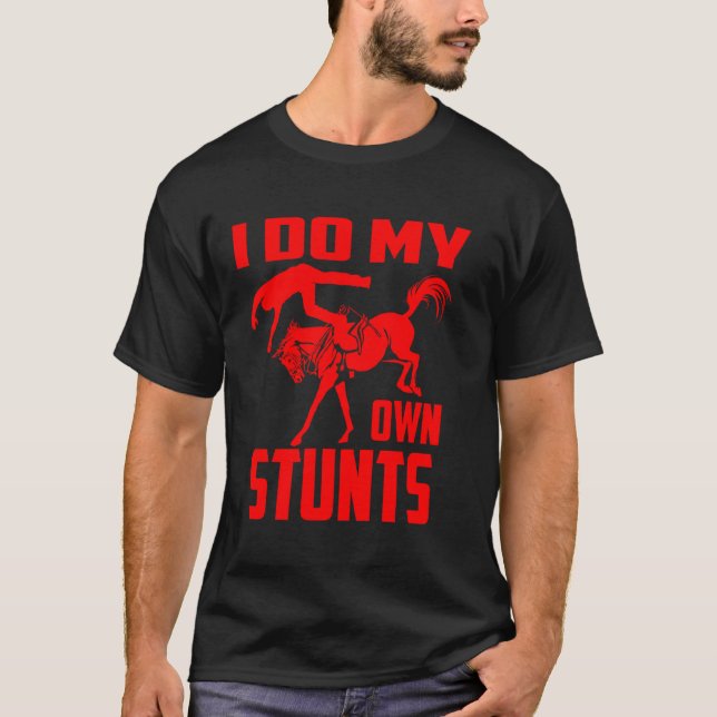 Camiseta Eu Faço Minhas Próprias Pedras Coroeiro Equestre (Frente)