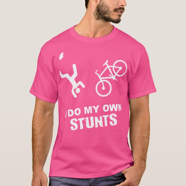 Camiseta Eu Faço Minhas Próprias Pedras Pedindo - Bicicleta (Frente)