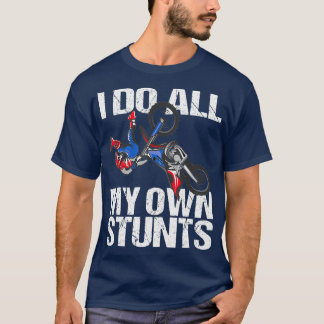 Camiseta Eu Faço Minhas Próprias Pedras Suja Bicicleta Moto
