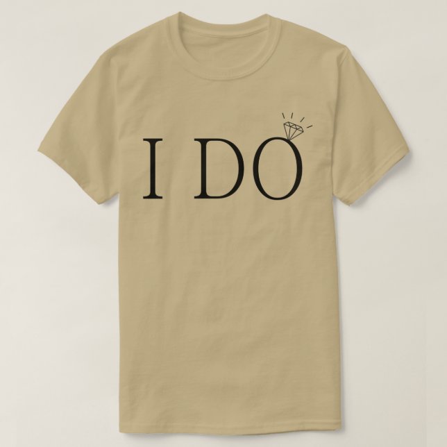 Camiseta Eu faço noiva diamante 1 (Frente do Design)