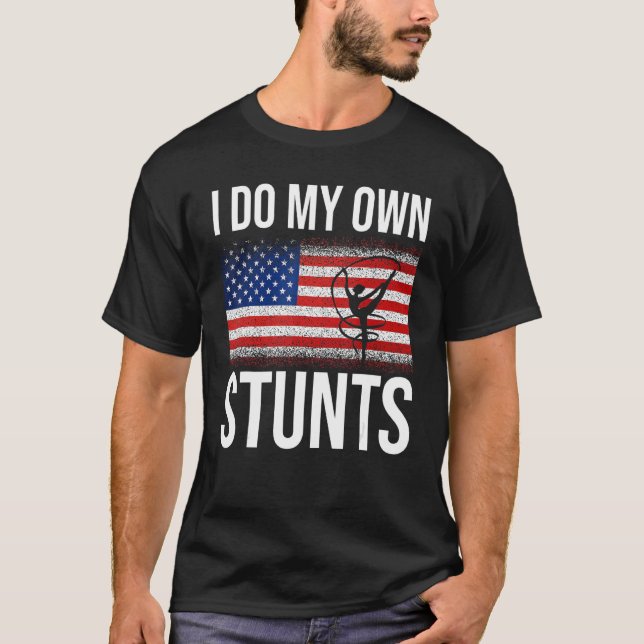 Camiseta Eu faço o meu ginasta de acrobacias (Frente)