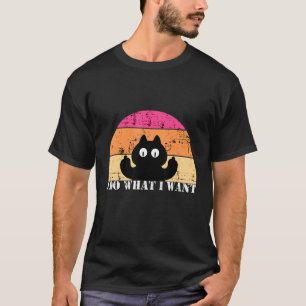 Camiseta Eu Faço O Que Eu Quero Gato De Pinças Raias De Gat