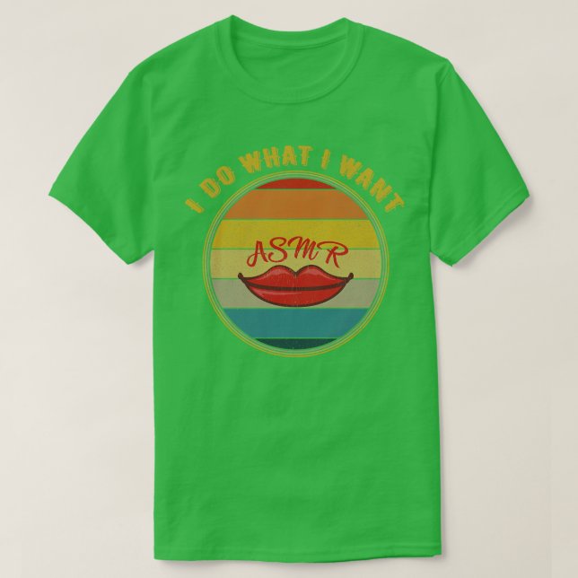 Camiseta Eu Faço O Que Eu Quero Lábios De Asma Sofridos (Frente do Design)
