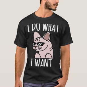 Camiseta Eu Faço O Que Eu Quero Pet De Gato Esfingx
