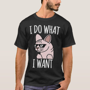 Camiseta Eu Faço O Que Eu Quero Pet De Gato Esfingx