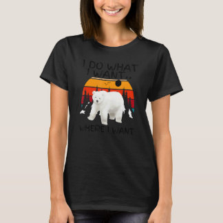 Camiseta Eu Faço O Que Eu Quero Que Os Ursos De Verão Sejam