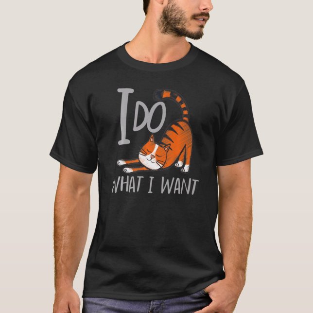 Camiseta Eu Faço O Que Quero Com O Meu Gato (Frente)