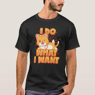 Camiseta Eu Faço O Que Quero Que Gato Diga Para O Proprietá