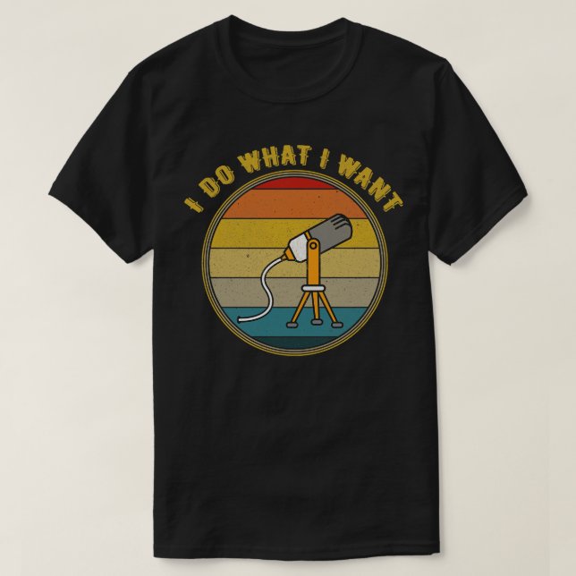 Camiseta Eu Faço O Que Quero Que O Mic Asmr Se Afaste (Frente do Design)