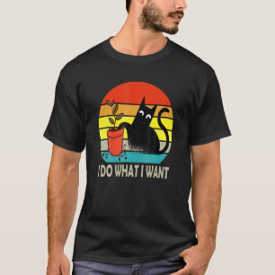 Camiseta Eu Faço O Que Quero Vida De Gato Gato Louco