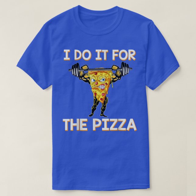 Camiseta Eu Faço Para A Pizza Engraçada, Giro De Caipira J (Frente do Design)