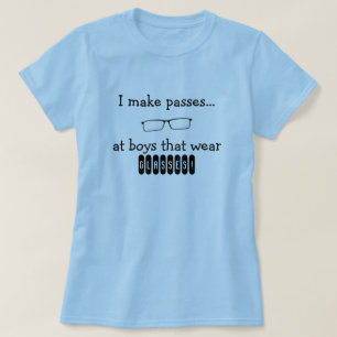 Camiseta Eu faço passagens nos meninos que vestem vidros