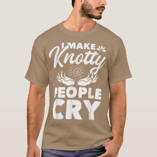 Camiseta Eu faço Pessoas do Knotty, ChryMassage Therapist M