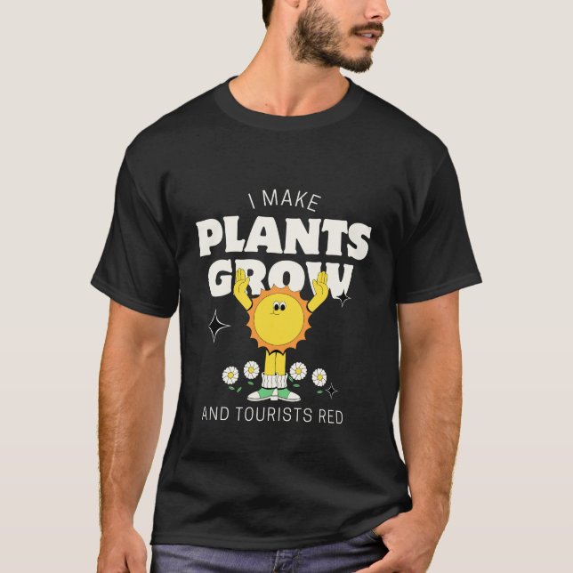 Camiseta Eu faço plantas crescer (Frente)