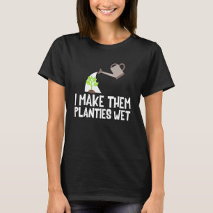 Camiseta Eu Faço Plantinhas Nós Jardineiros Jardineiros Afl