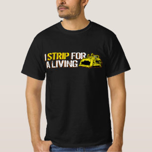 CAMISETA EU FAÇO STRIP PARA VIVER