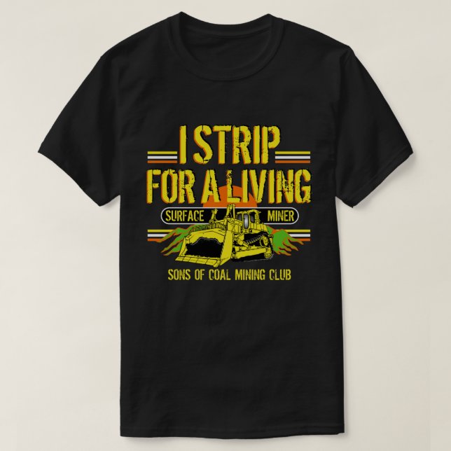 CAMISETA EU FAÇO STRIP PARA VIVER (Frente do Design)