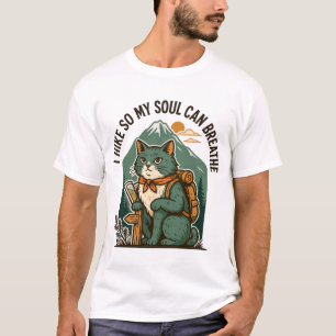 Camiseta Eu Faço Trilhas Para Que Minha Alma Posso Respirar