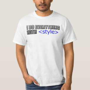 Camiseta Eu faço tudo com estilo