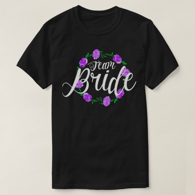 Camiseta Eu faço vestido de noiva da equipe de casamento so (Frente do Design)