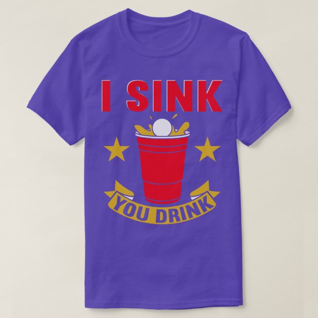 Camiseta Eu Faço Você Beber Pong De Cerveja (Frente do Design)