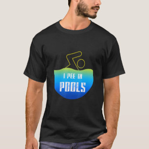 Camiseta Eu Faço Xixi Em Piscinas Nadar Natação Nadador Pia