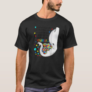 Camiseta Eu Falarei Por Você Mãe de Elefante Autismo Crianç