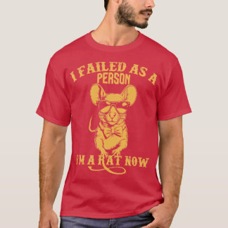 Camiseta eu falhei como uma pessoa.