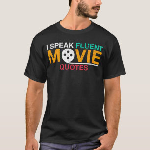 Camiseta Eu Falo Citações de Filmes Fluente Filmes Apaixona