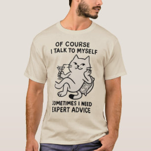 Camiseta Eu falo comigo mesmo