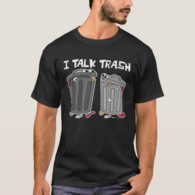 Camiseta Eu Falo De Lixo De Despejo (Frente)