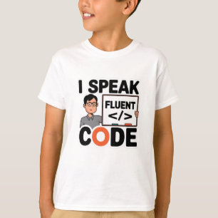 Camiseta Eu Falo Fluent Code